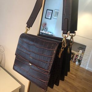 JW PEI MAROON MINI CROSSBODY